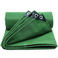 Waterproof Heavy Duty Canvas Tarpaulin Green 1.5x2.5m Ground Sheet with Reinforced Eyelets for Outdoor Furniture Protection