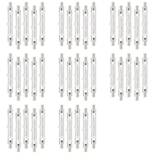 40 Pack R7S 118mm 300W 230V,R7S Halogen Linear Light Bulb, Dimmable Halogen Lamp