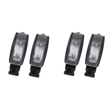 4Pcs Black Interior Dome Map Light for - CC Beetle 1KD 947 109A 1K0947109