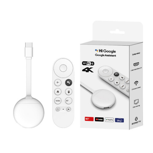 Ασύρματος προσαρμογέας πολυμέσων ροής G42 Wifi Google Chromecast Snow 1 St-ac