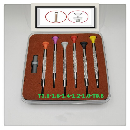 6pcs Precision Screwdriver Kit Watchmaker Tool For 3135 2135 Watch Movement 1