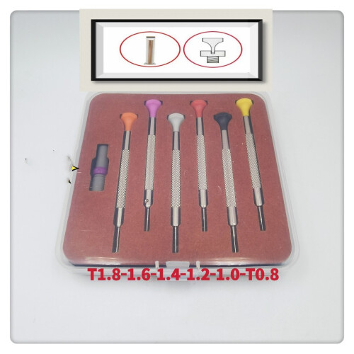 6pcs Precision Screwdriver Kit Watchmaker Tool For 3135 2135 Watch Movement 2