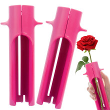 Rose Thorn Remover Tool 2PCS Red, Fast Thorn Removal with Ergonomic Grip, Flower Stem Stripper for Roses