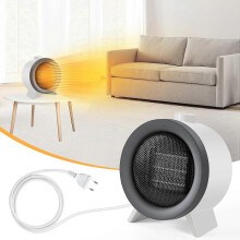 Small Fan Heater, 1000W/700W Energy Saving Electric Bathroom Heater, Mini Fan Heater, for Bathroom, Office, Living Room