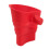 (L, Red) Folding Kitchen Funnel - Food Grade Silicone Foldable - for  KitchenAid Stand Mixer Baking 1