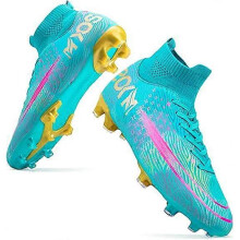 Men's Boys AG/TF Cleats Soccer Athletic Football Outdoor Indoor Sports Running Walking Shoes Soprting Boots