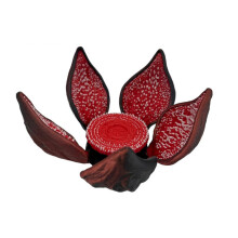 (Red Black) Strange Things Drink Coasters Heat Resistant Textured Design for Home Decor