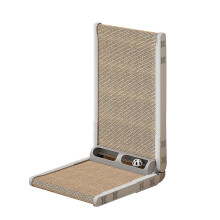 (A, Grey) Cat Scratching Post Vertical Horizontal Boards Foldable Design Corrugated Paper Cat Furniture Protector Cat Claw Sharpening Post