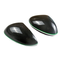 Tampa da Carcaça Do Espelho Retrovisor Lateral Do Carro, Capa de Fibra de Carbono para Espelho Retrovisor para  Stelvio 2017 2018 2019 2020