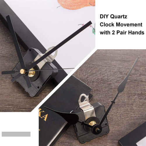DIY replacement quartz movement parts for wall clocks 1