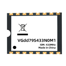 LLCC68 433Mhz LoRa Module LLCC68 VGdd79S433N0M1 Wireless Module for Meters/Street Lights/Environmental Sensors