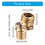 Wall Mounted Shower Faucet Adapter Copper Angled Curved Foot 3