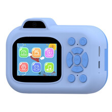Appareil Photo Instantané pour Enfants, Garçons et Filles, Caméra Vidéo Numérique 1080p, Double Objectif, Impression Photo, Papier Thermique,