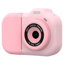 Appareil Photo Instantané pour Enfants, Garçons et Filles,  Caméra Vidéo Numérique 1080p, Double Objectif, Impression Photo, Papier Thermique, A
