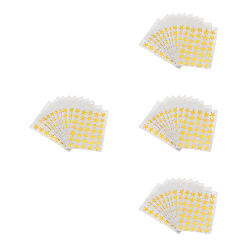 4Stk Leichte PP Pentagramm Sticker Motivationsaufkleber 2