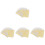 4Stk Leichte PP Pentagramm Sticker Motivationsaufkleber 7
