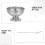 1Set Silberne Eiscreme Dessertschale Fußed Bowls Für Partys 4