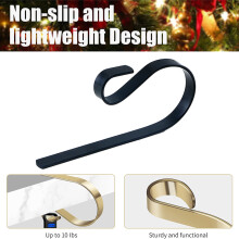 Christmas Stocking Holders Compatible with Mantle, Compatible with Fireplace Mantle Home Christmas Party Decor