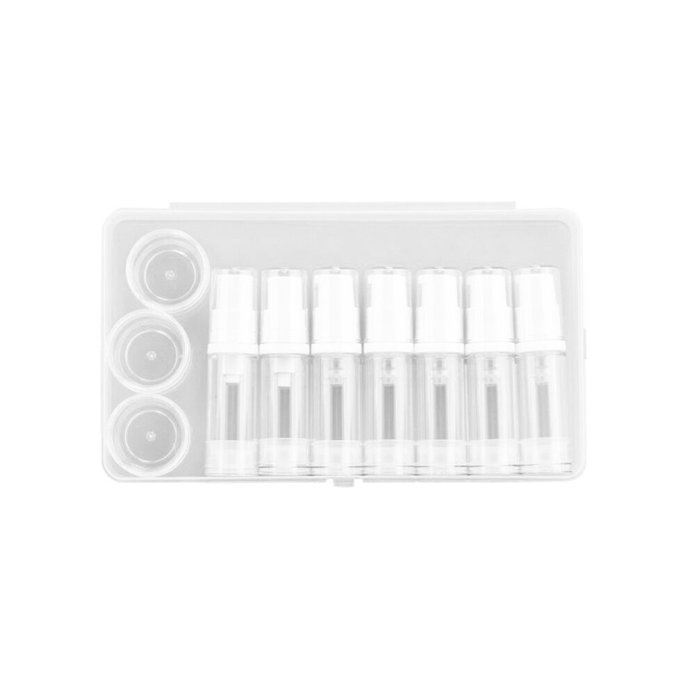Tauoh Cream Clear Empty Refillable Airless Vacuum Pump Lotion And Spray Portable Bottle Set Sample Packing For Toiletries 10Ml