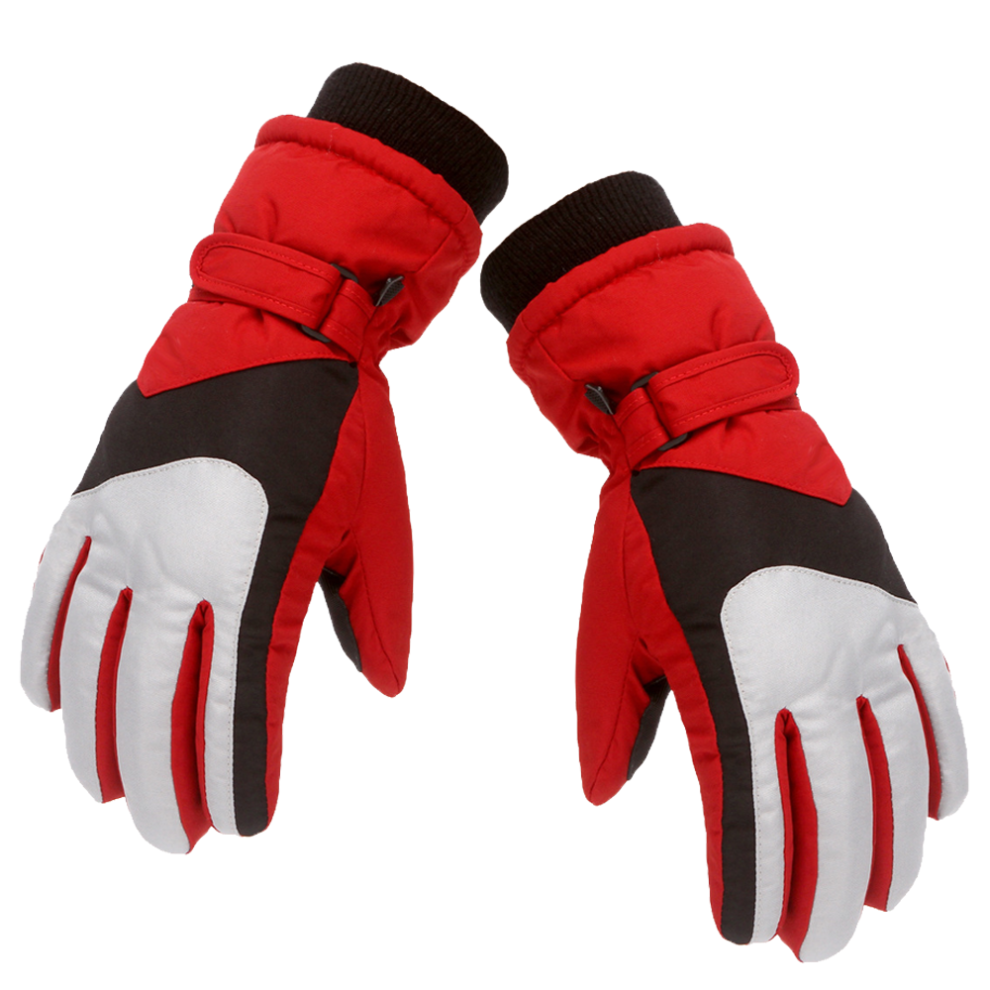 Gloves Ski Outdoor Windproof Waterproof Fleece Thick Warm Gloves 4261617878536