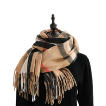 Plaid Scarfs Compatible with Women Men Fall Winter Scarves Cashmere Feel Winter Scarf Soft & Warm Tartan Checked Scarf Shawl