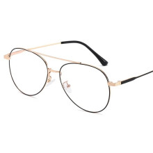 Aviator Blue Light Blocking Reading Glasses +2.50 Metal Frame Anti Glare Computer Glasses for Men Women