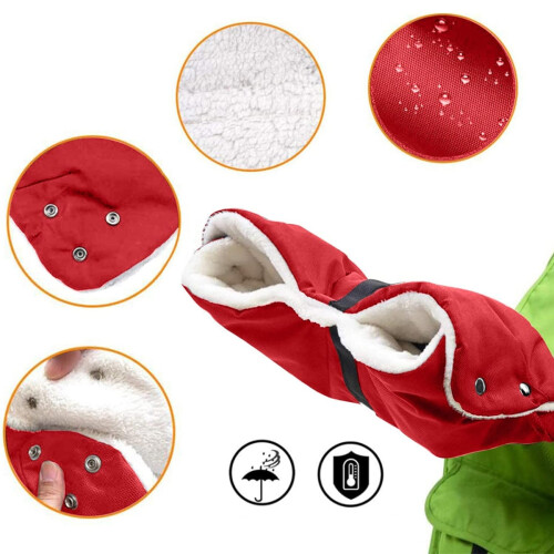 Stroller hand warmer, stroller gloves hand muff, 1 piece
