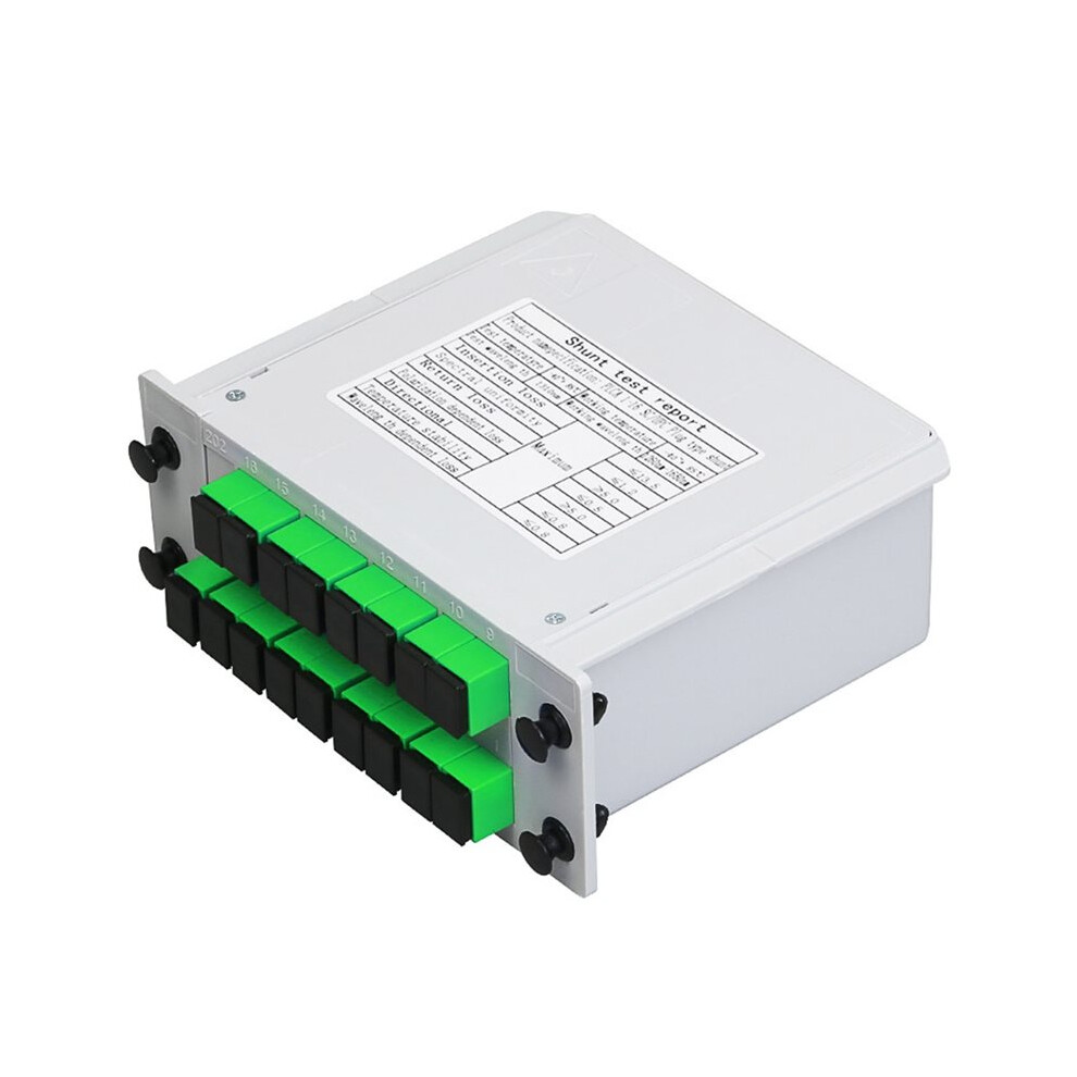 1X16 Sc Apc Fiber Optic Splitter Box Ftth Plc Type Optical Coupler Fiber Splitter For Network Distribution 6031170359746