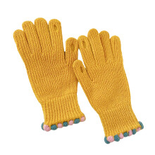 Women Winter Gloves 1 Pair Color Elastic Thickened Soft Plush Warm Windproof