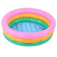 Inflatable Pool, Bright Color Design Compatible with UnCompatible withgettable Fun, Premium PVC Material Ensuring Durability And Safety, Sof