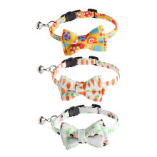 Cute Pet Collar Compatible with Small Pets, Safety Cute Design with Quick Release Buckle, Fashion Pattern Adjustable Ringing Bell Detachable