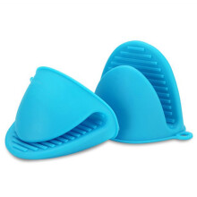 Lámhainní Cócaireachta Stórála Éasca atá Comhoiriúnach leis an gCistin, Dearadh Neamhshleamhain Sealbhóir Pota Silicone Frithsheas
