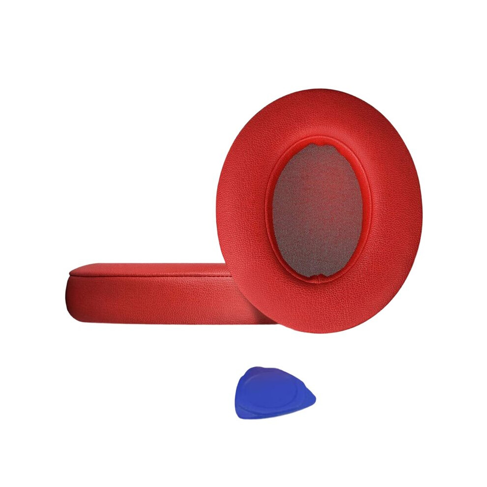 Photos - Headphones For Studio 2.0 Studio 3.0 Wireless Wired Headphone Replacement Ear Cushions Ear Pads Protein Leather Red