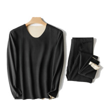 Men's Thermal Underwear Set, Soft Fleece Lined Long Johns, Winter Warm Base Layer Top & Bottom