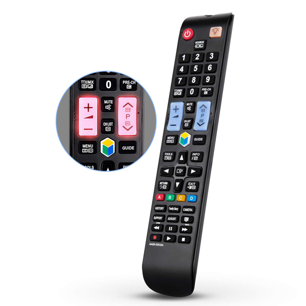 Universal Remote Control Compatible With Samsung Smart Tv, Long Transmission Distance Stable Percompatible Withmance Universal Control Compa 4261617885732