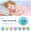 Digital Alarm Clock with Alarm, Sleep Timer, 7 Color Changes, 8 Ringtones, On Button Control with Temperature 3