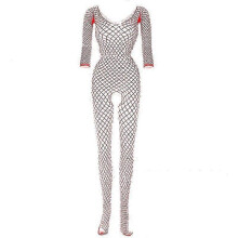 (one size, red) Women's Lingerie Underwear, a Sexy Fishnet Bodystocking Body Bodysuit and Babydoll Gift