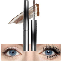 The Brown Olivia Blaire Iron Wand Mascara, a Bristleless Metal Rod for a 3D Curling Eyelash effect.