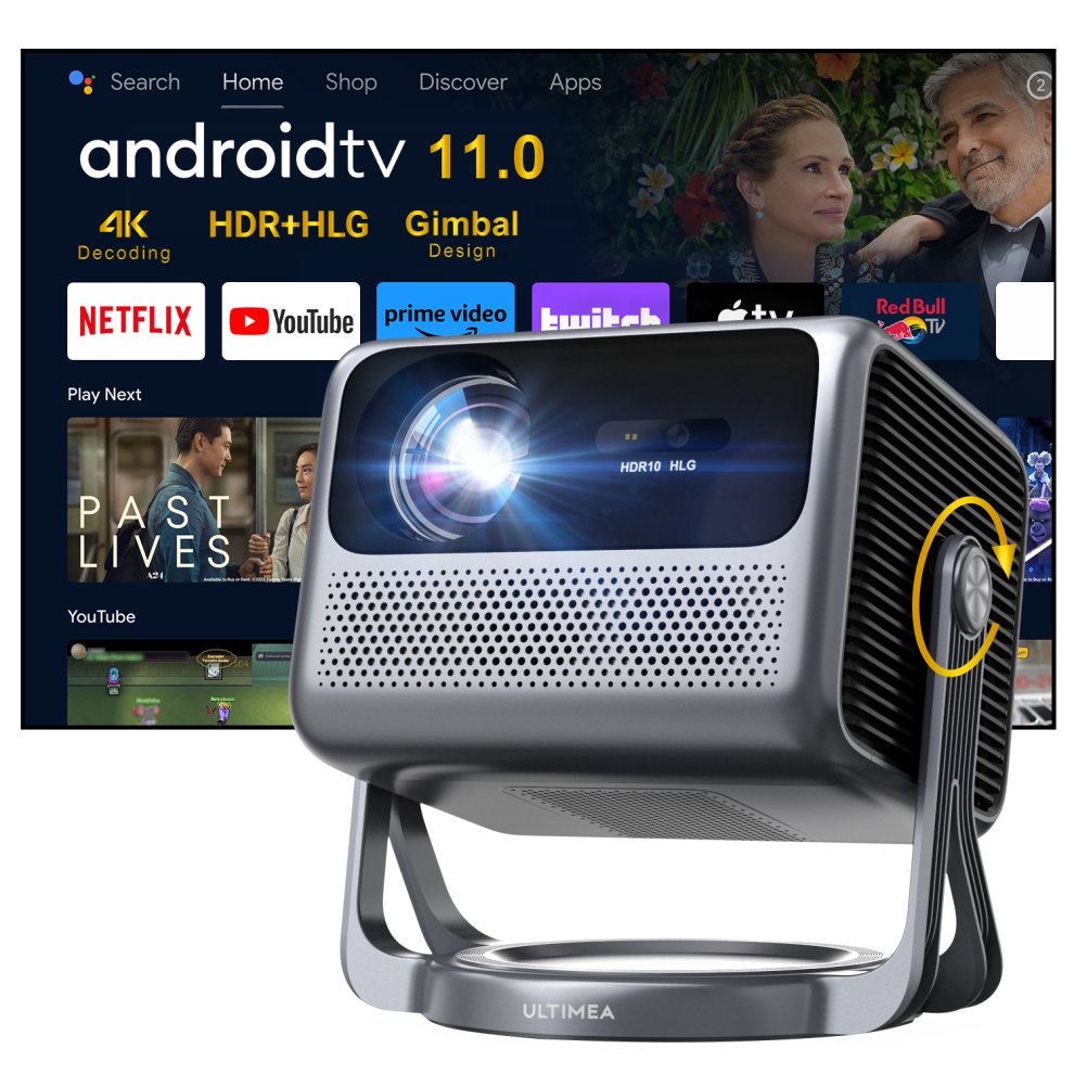 Ultimea 4K Home Cinema Android Tv 11.0 Projector With Netflix 6978897886110