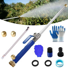 2in1 Pressure Power Washer Nozzle with Extension Tube, Dual Mode Spray for Fast Efficient Cleaning (Blue)