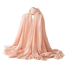 (Pink) Women Shawl Breathable Sun Protection Shawl Lightweight Air Conditioning Blanket Beach Towel Cover Up