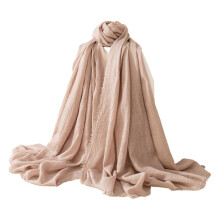(Khaki) Women Shawl Breathable Sun Protection Shawl Lightweight Air Conditioning Blanket Beach Towel Cover Up
