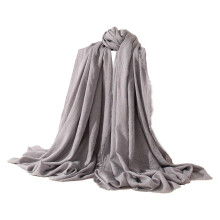 (Grey) Women Shawl Breathable Sun Protection Shawl Lightweight Air Conditioning Blanket Beach Towel Cover Up