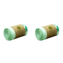 2X 10L Compostable Trash Bags Biodegradable Kitchen Food Waste Bag, Corn Starch Garbage Bags ,Kitchen Scraps Bag