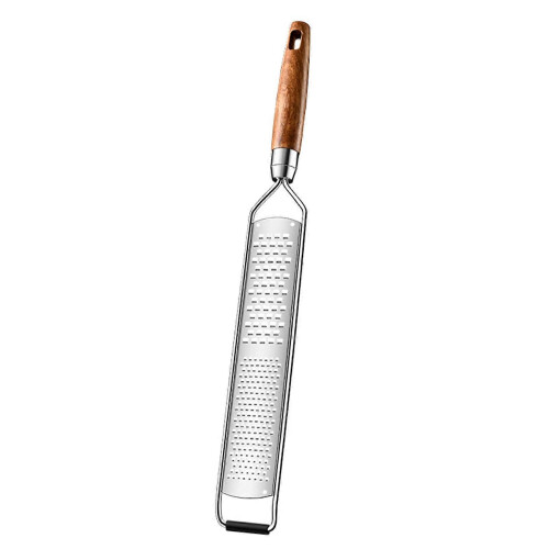 (A) 304 Stainless Steel Grater with Anti-Slip Handle Multi-Function Cheese Chocolate Lemon Zester Nutmeg