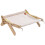 Adjustable Cat Window Perch Hammock Sturdy 40 Lbs Capacity Sunbathing Bed  Washable for Indoor Cats A 1