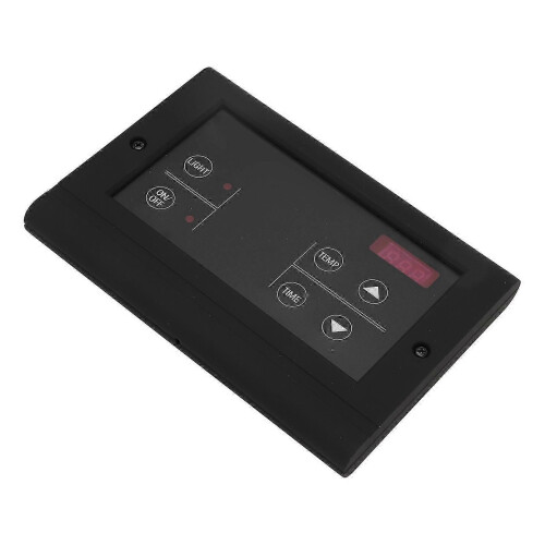 Sauna Room Temperature Controller Wall Mount Wet Steam Generator Controller for Household Black P20250110201 1