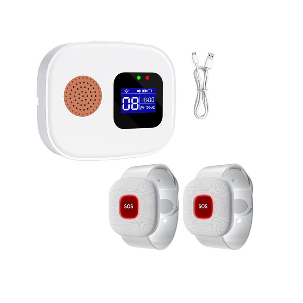 Tauoh Wifi Caregiver Pager Nurse Call Button For Elderly Digital Display Hospital Alert System Call Bell For Restaurant