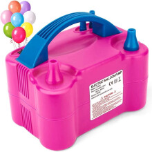 Feiern Sie mit Ballons: Tragbare elektrische Ballonpumpe, Latexballonpumpe, leicht zu transportieren, automatische und manuelle Pumpmodi für