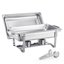 Conjunto de 6 Aquecedores - DUOKU - 7,5 L - Aço Inoxidável - Buffet Aquecedor Retangular